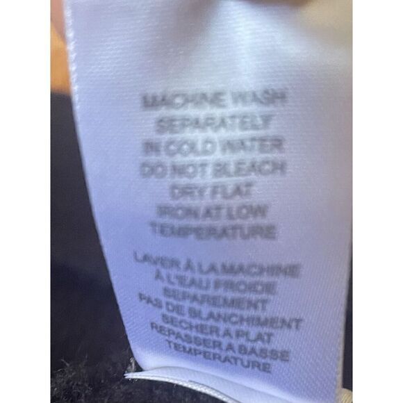 Workshop Republic Women’s  Black Open Front Hoodie Soft  2 Pockets Cardigan 1X - Picture 8 of 9